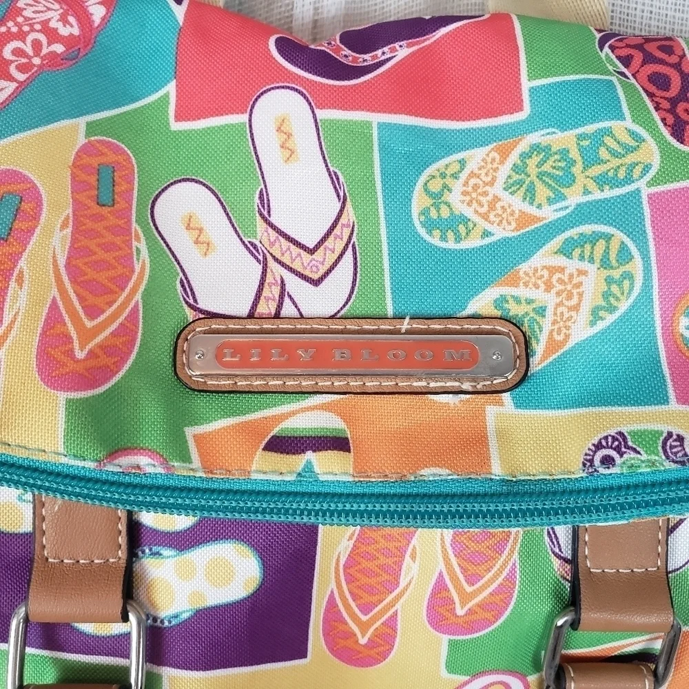 Lily‎ Bloom Flip Flops Beachy Backpack Bag